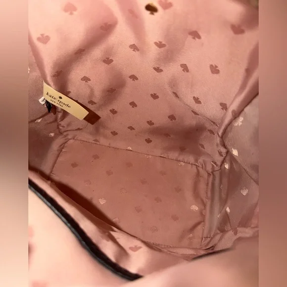 KATE SPADE ♠️ NEW YORK CARTER STREET CADEN BLACK LEATHER BACKPACK PURSE. NWOT - Picture 6 of 8